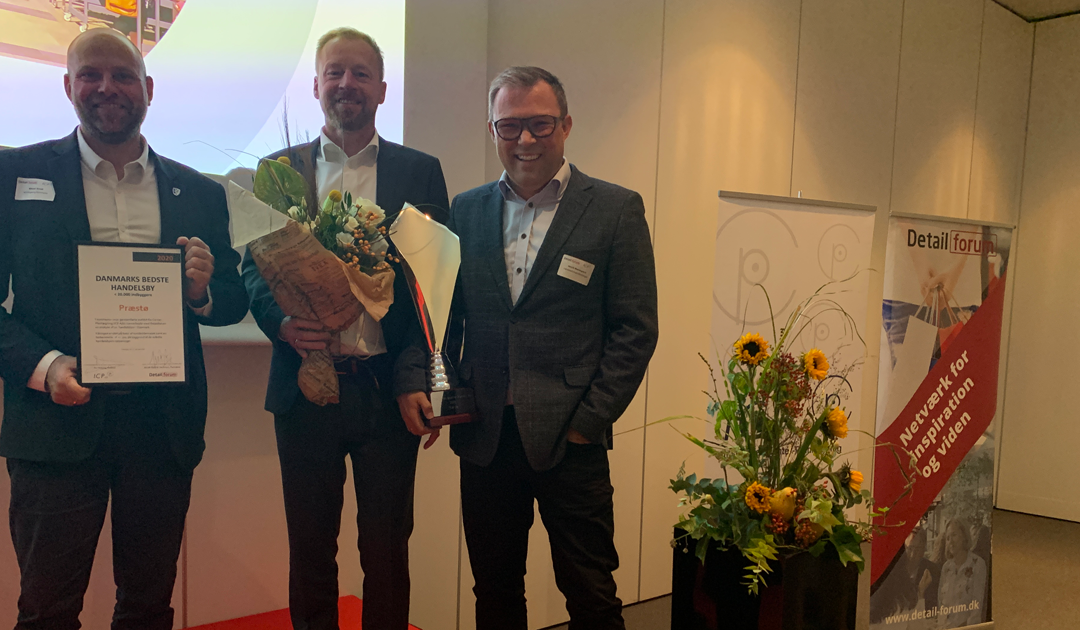 Præstø kåret som Danmarks Bedste Handelsby 2020!