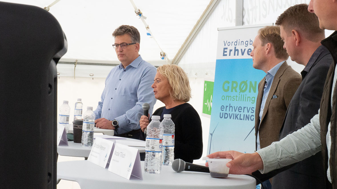 Administrerende direktør i Business Vordingborg Bolette Christensen deltager i debatten