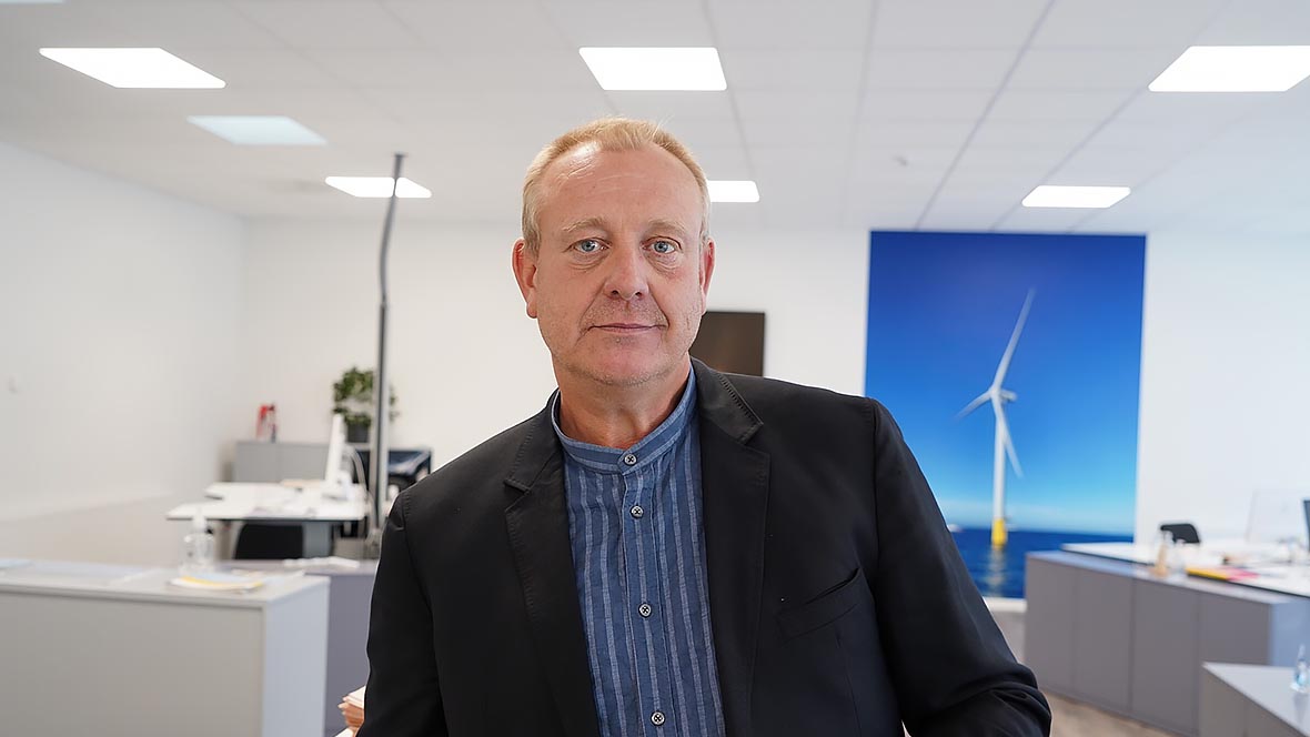 Formand for Vordingborg Erhvervsforening Willi Becke taler om manglende arbejdskraft