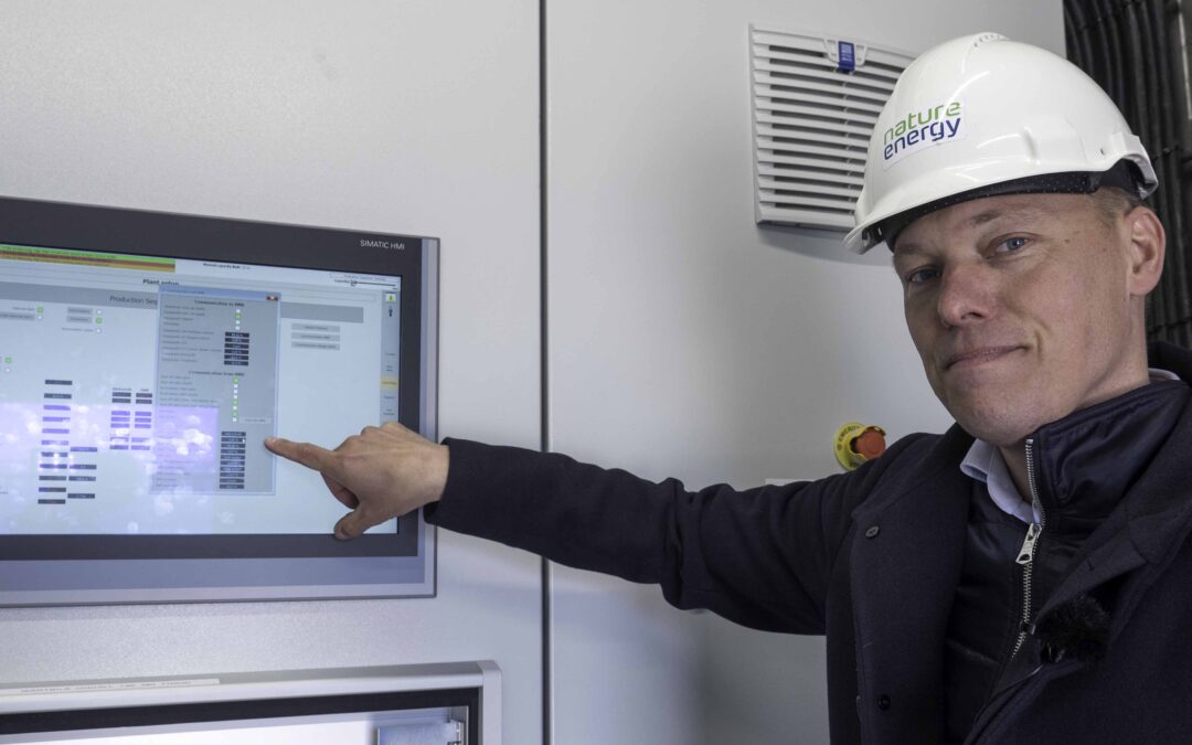 Biogas fra Køng erstatter russisk gas