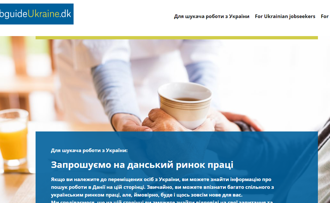 Ny hjemmeside målrettet job til ukrainere