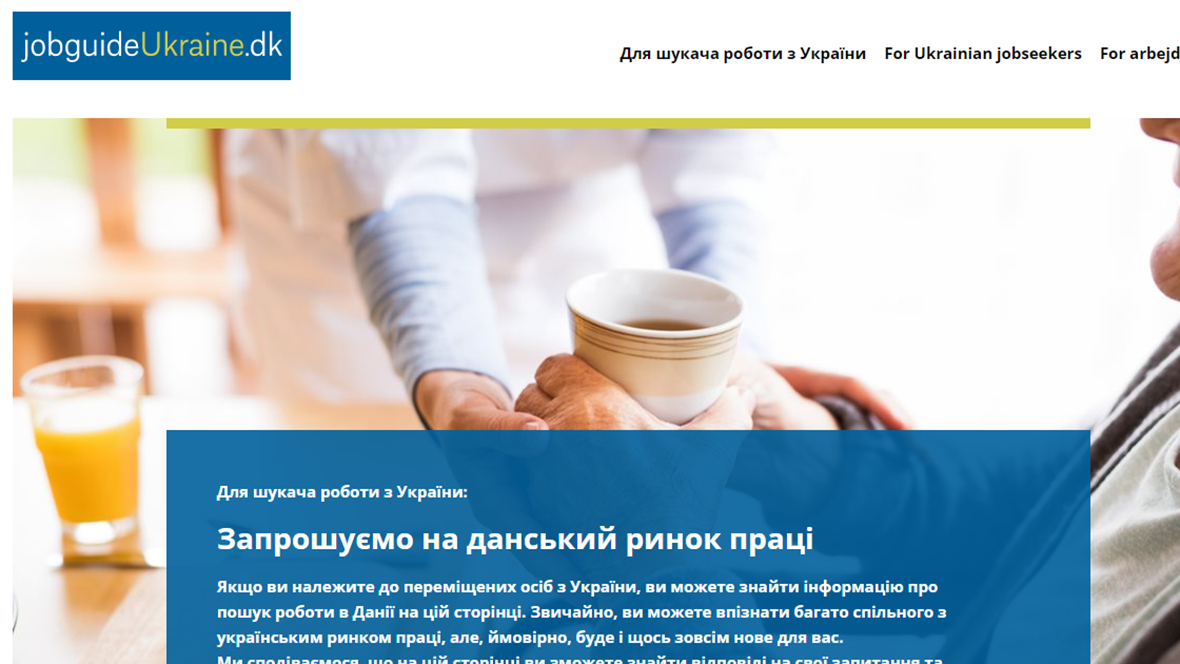 Ny hjemmeside målrettet job for ukrainske flygtninge