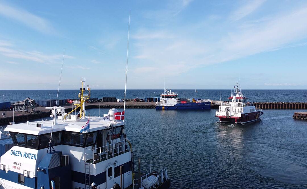 Havvindmøller giver ekstra travlhed på Klintholm Havn