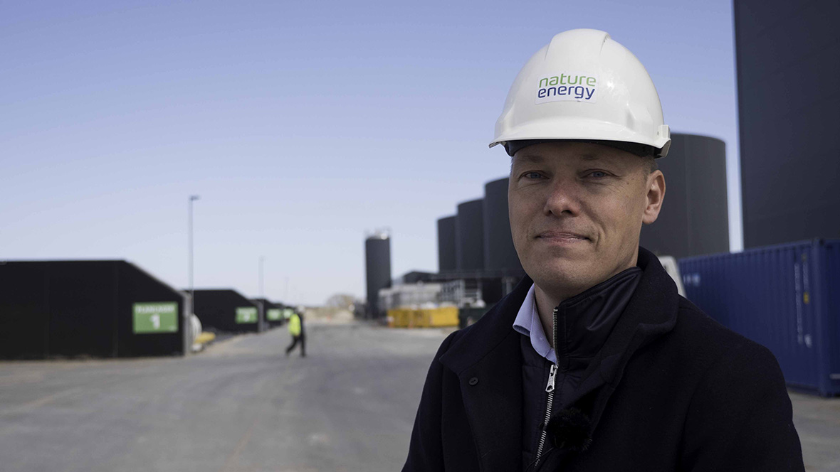 Jesper Bundgaard fra Køng Biogas