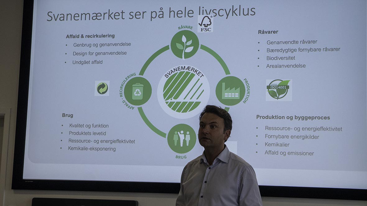 Henrik Hougaard fra Miljømærkning Danmark deltog i Klimaregnskab Workshop