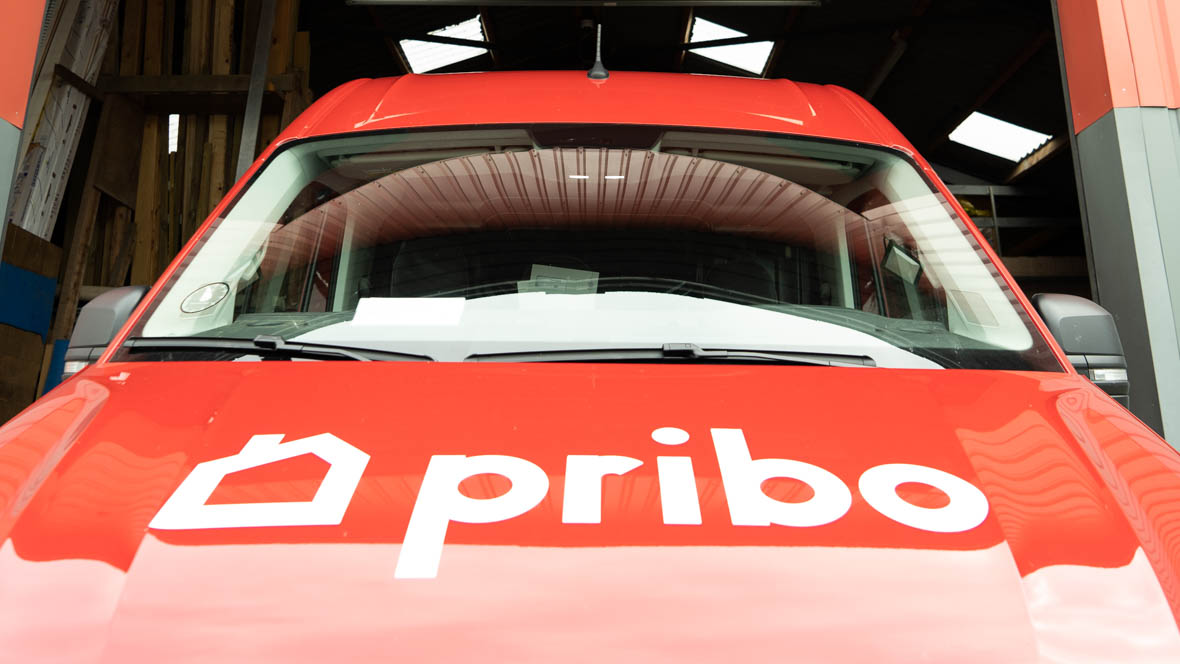 Bil fra Pribo, som er en virksomhed der sætter personalepleje højt