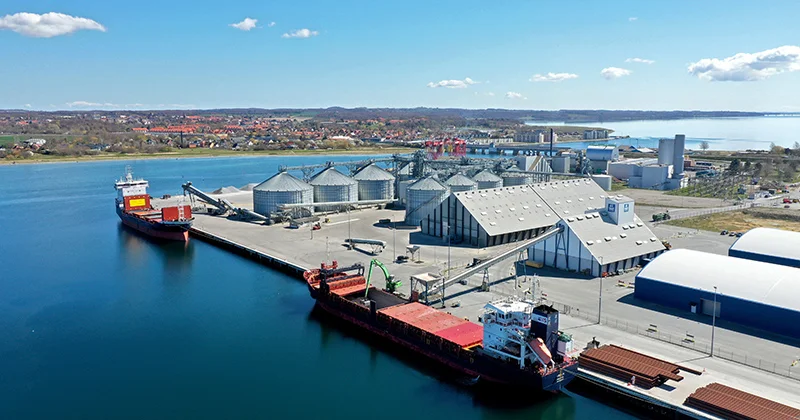 Vordingborg havn er en moderne erhvervshavn i udvikling