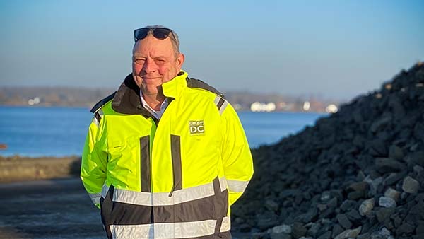Dansk Natursten på Masnedø leverer råstofferne til byggeriet af den nye Storstrømsbro