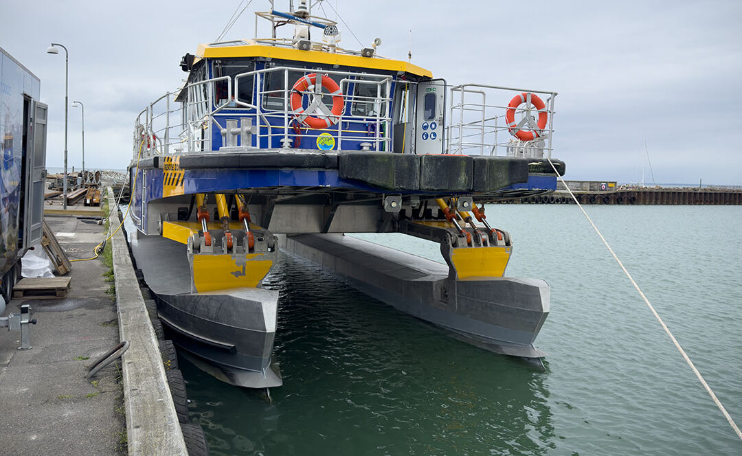 Verdensnyhed indenfor skibsteknologi sejler fra Klintholm Havn
